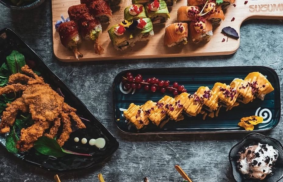 Sushi og sticks