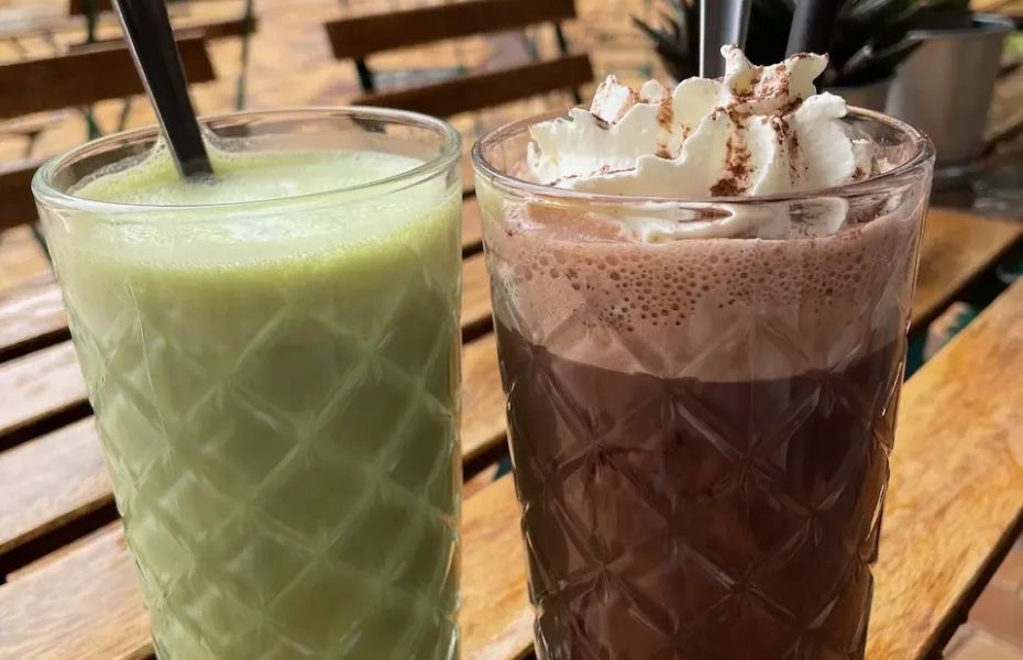 IsVærftet kakao og matcha i Aalborg