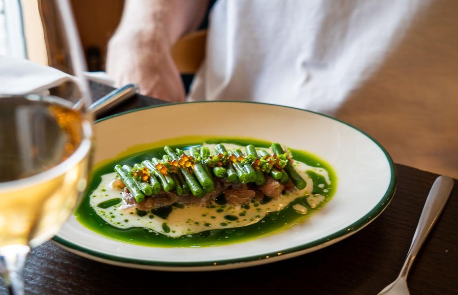 Sammensat menu hos Restaurant Struktur
